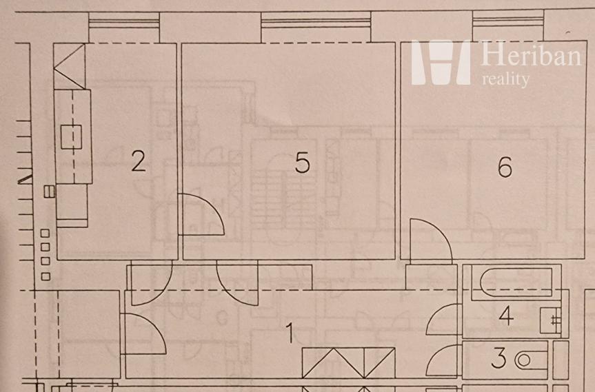 2-izb.tehl.byt, 59m2, Zimná ul,blízko centra, KE-Staré Mesto