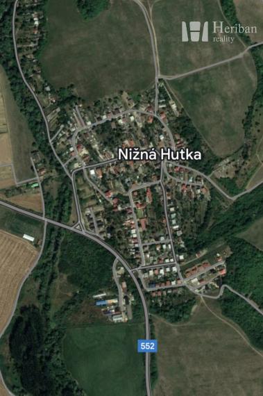 7,1 ár.pozemok na výstavbu RD, obec Nižná Hutka, KE-okolie