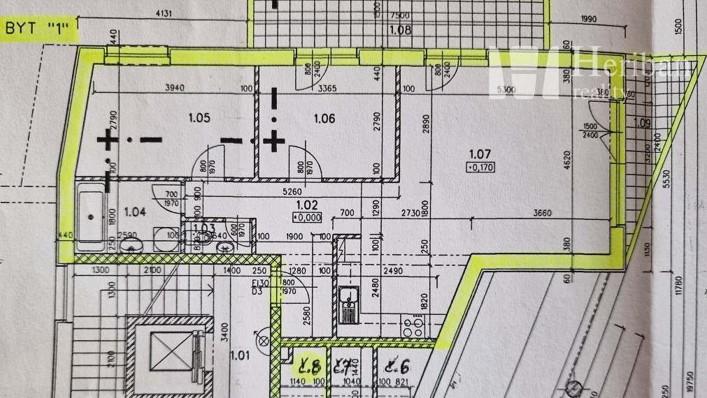 NOVOSTAVBA:3-izb.byt s 2 balkónmi, Gerlachovská ul, KE-Sever