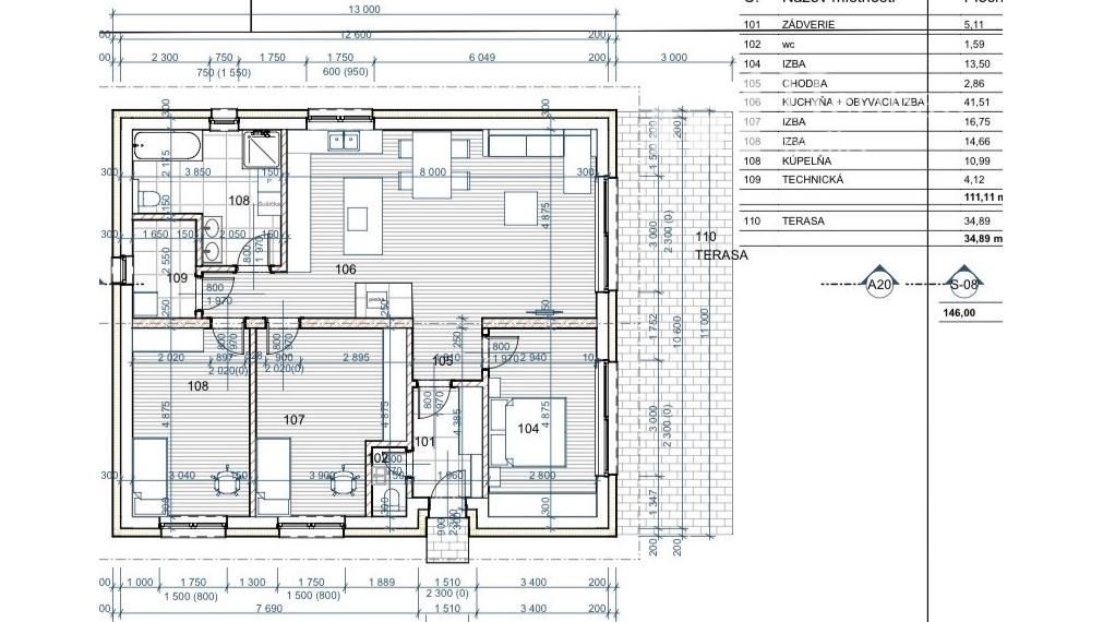 NOVOSTAVBA, 4-izb.rodinný dom s 5,4ár.pozemkom, obec Cestice, KE-Okolie