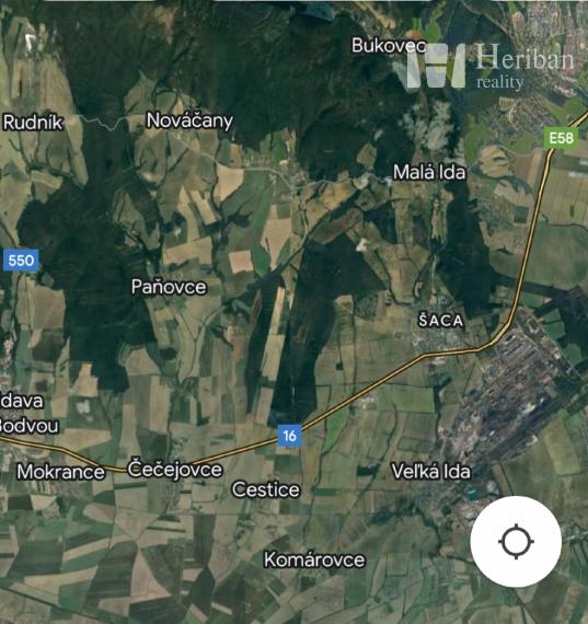 12,7ár.pozemok (s vidieckym domom), obec Mokrance, KE-okolie