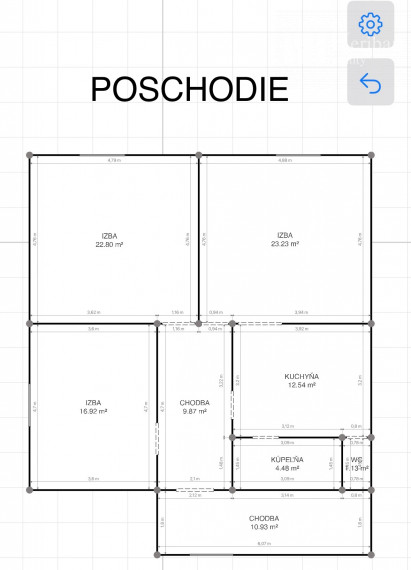 PREDANÉ: Rodinný dom, 9,9á pozemok, Vyšný Klátov, Košice-okolie