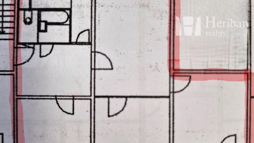 veľký 4-izb byt s logiou, 79m2, Turgnenevova ul, KE-Juh