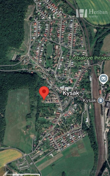 6 ár.pozemok na výstavbu RD, obec Kysak, Košice-okolie