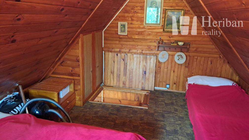 zrubová chata + 4,1ár.pozemok, Košice- Vyšné Opátske