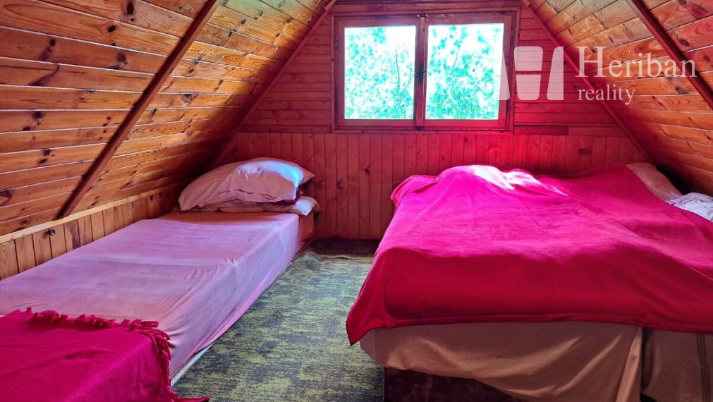 zrubová chata + 4,1ár.pozemok, Košice- Vyšné Opátske