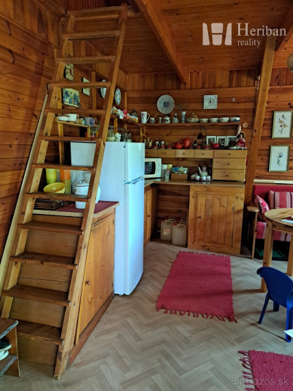 zrubová chata + 4,1ár.pozemok, Košice- Vyšné Opátske