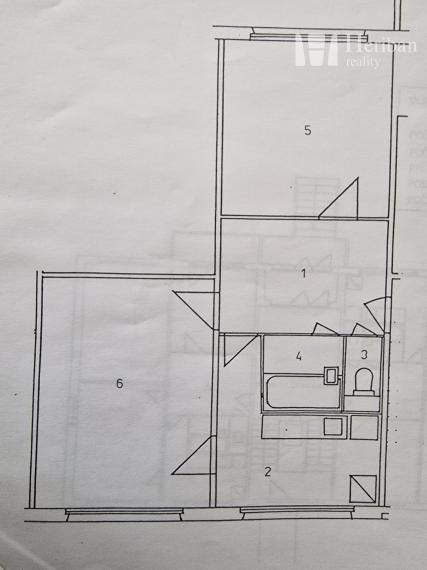 Na predaj: 2-izb.byt, 52m2, Baltická ul, KE-Nad Jazerom