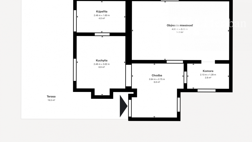 PREDAJ ZNÍŽENÁ CENA - Murovaná chata, 2,4 ár.  Myslava Maša