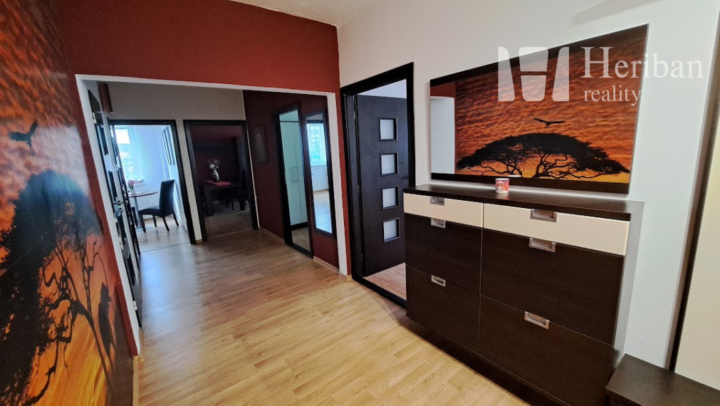 3-izb.byt s logiou, 73,8m2, 6.p/12, Toryská ul, Západ-Terasa