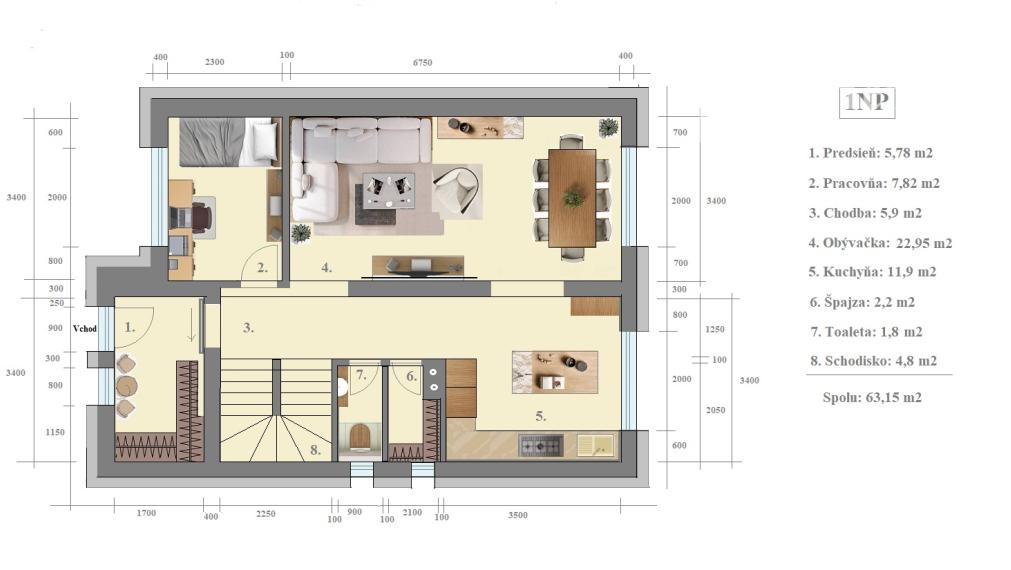 5 izb.RD+4 ár.pozemok, nová kvalitná rek.,Jazdecká ul, Sever