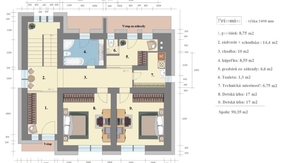 4-5 izb.RD+6,5 ár.pozemok, Banícka ul, nad Kalváriou, Ke-Sever