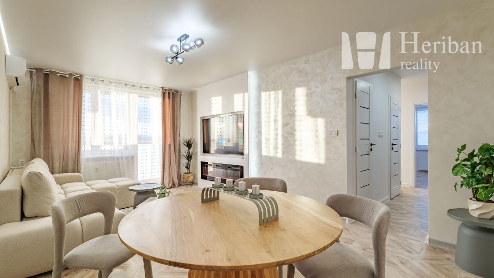 Ždiarska, 3izbový byt nová rekonštrukcia s výhľadom, 2loggie