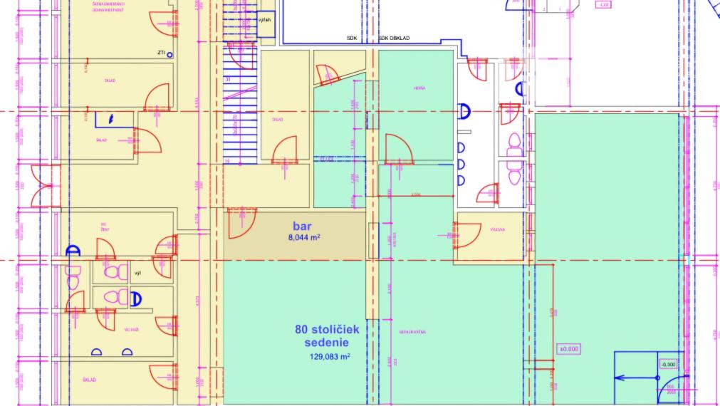 obchod a služby/piváreň a reštaurácia, ul.Nemcovej 28,Merkúr