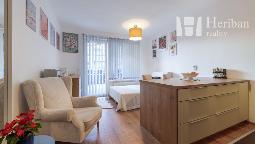 1 izb.byt s 15m2 terasou + park.miesto, Rezidencia pri radnici