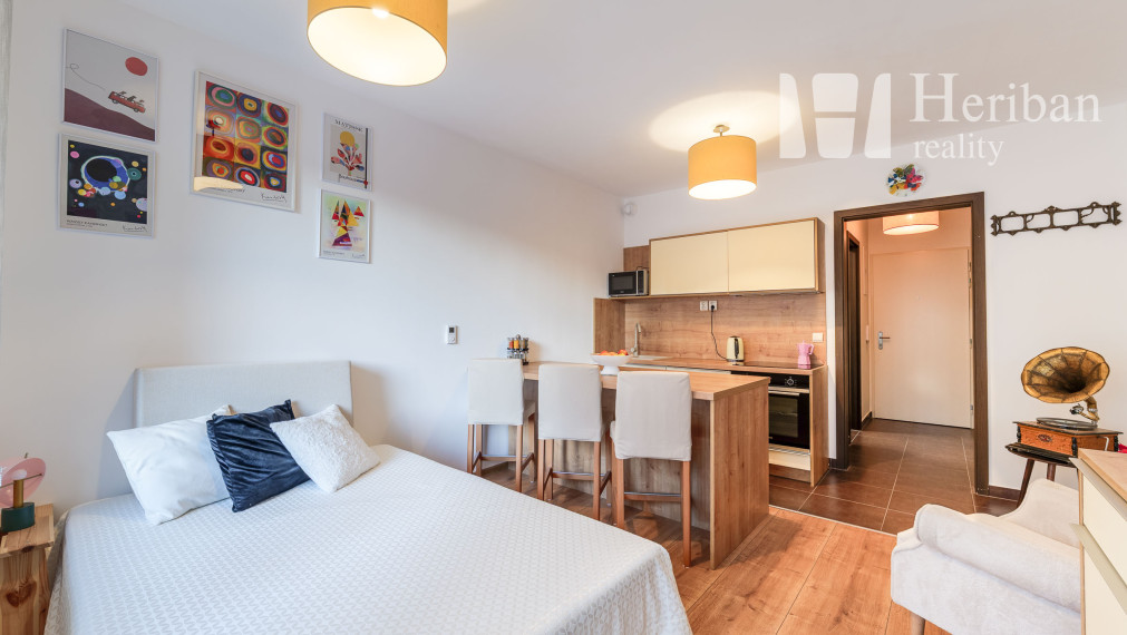 1 izb.byt s 15m2 terasou+park.miesto, Rezidencia pri radnici