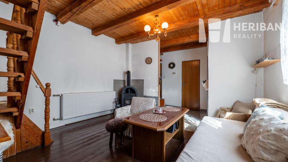 3-izb.murovaná chata,7,6ár.pozemok,Baška, časť Maša