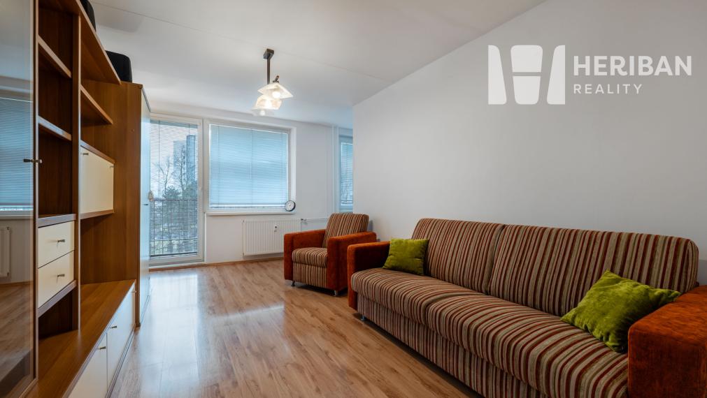 1 izb.byt s logiou, rekonštr, zariadený, Paláriková ul, JUH