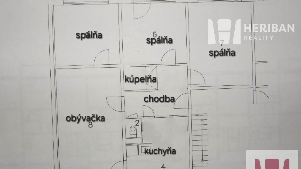 4zb.byt s logiou, 81m2, Sokolovská ul, Západ-Terasa