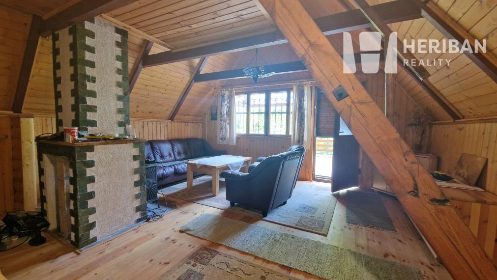 3izb.murovaná chata pri jazere, 21ár.pozemok, Bukovec