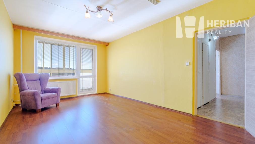 veľký 1-izb.byt s 2 logiami, 41m2, Jantárova ul, KE-JUH