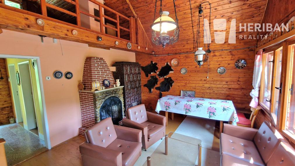 Na predaj: zrub/murovaná chata, lokalita Ružín/Košické Hámre