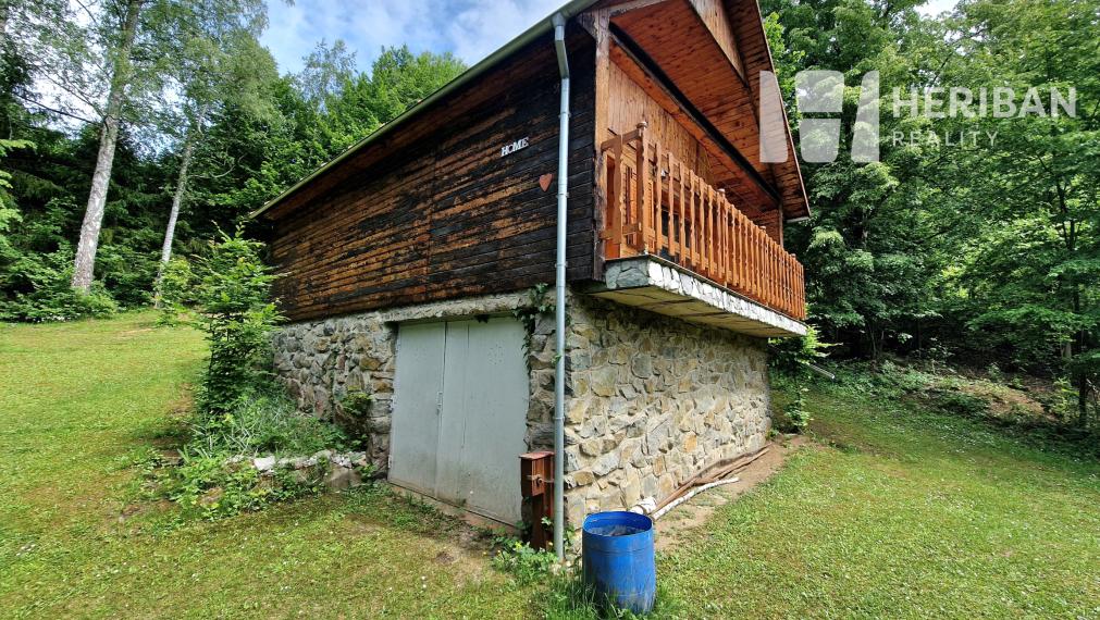 Na predaj: zrub/murovaná chata, lokalita Ružín/Košické Hámre