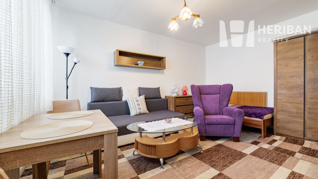 1zb.byt, 28m2, Humenská ul, Západ-Terasa