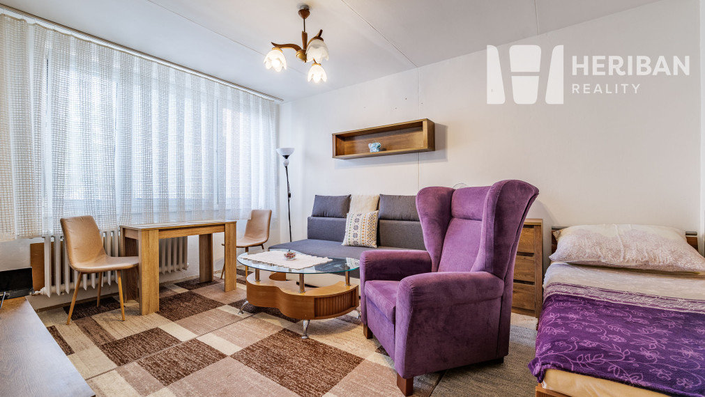 1zb.byt, 28m2, Humenská ul, Západ-Terasa