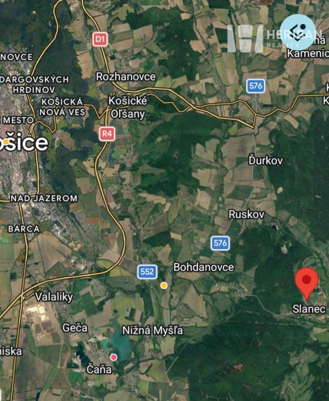rodinný dom s 16ár.pozemkom, obec Slanec, KE-Okolie