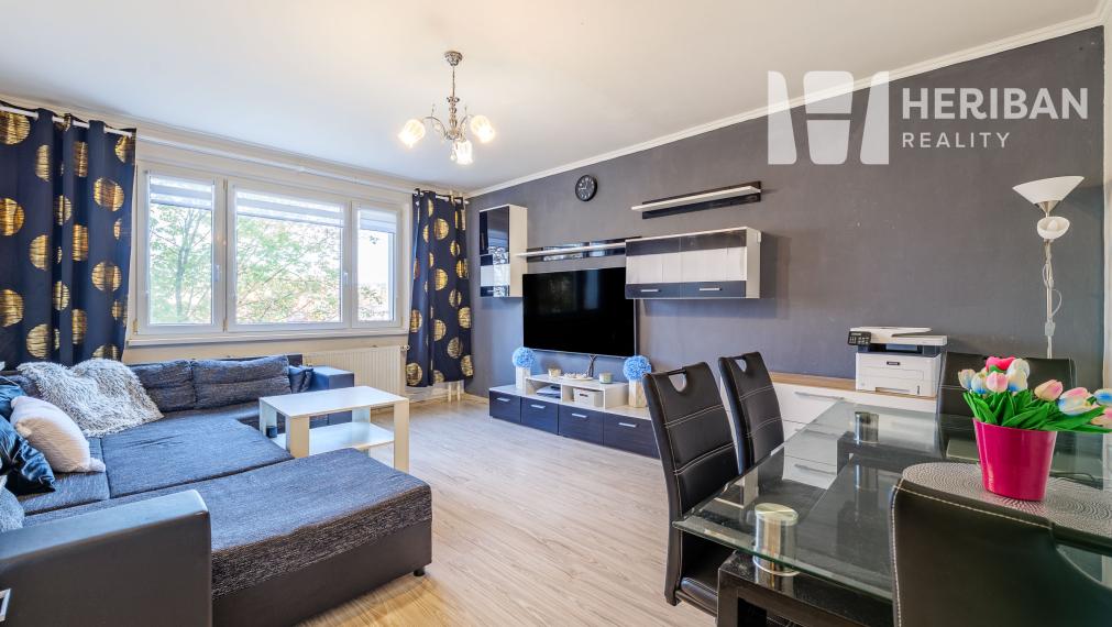 3 izb.byt, 78m2, Juhoslovanská ul, Sídl.Ťahanovce