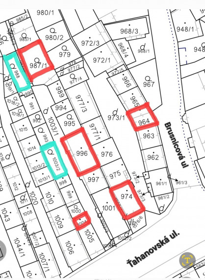 na predaj pozemok na výstavbu, Ťahanovská ul, obec Ťahanovce