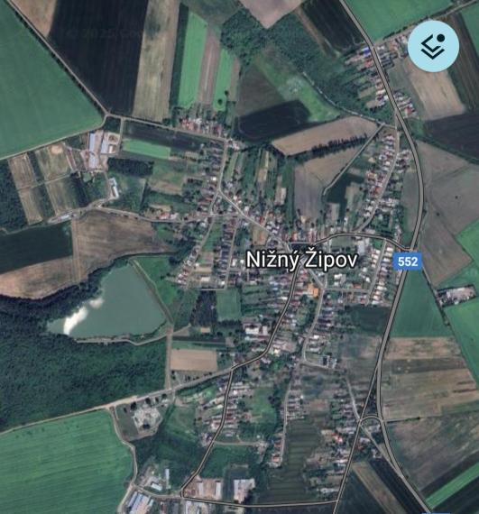 11 ár.pozemok na výstavbu RD, obec Nižný Žipov, Trebišov