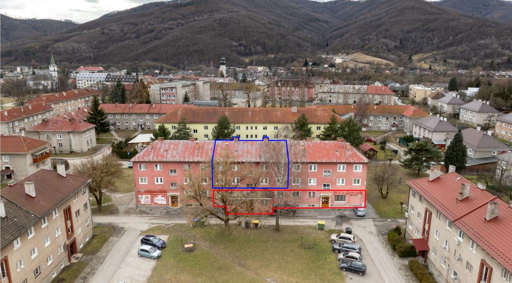 Invest.ponuka: kúpa/prenájom štyri 2izb.byty v 1dome, Revúca