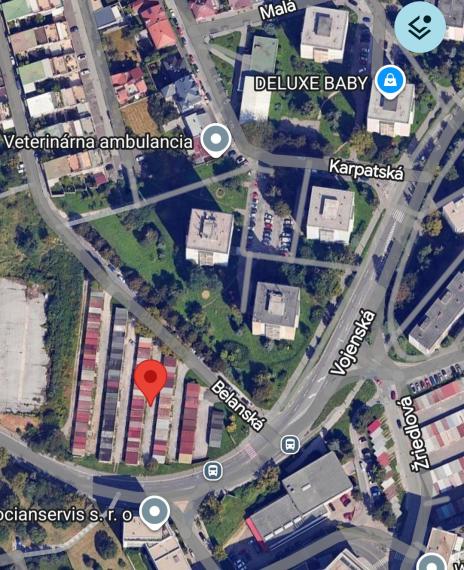 Na predaj murovaná garáž, Vojenská-Karpatská ul, Staré Mesto-Kuzmánka