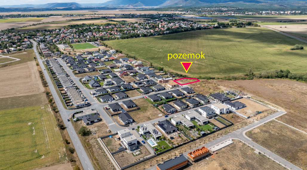 pozemok na výstavbu RD, všetky siete,Nové Mokrance,KE-okolie