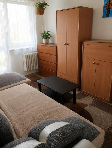 3 izb.byt logiou, 60m2, obec Štós, KE-Okolie