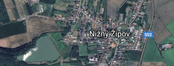 11 ár.pozemok na výstavbu RD, obec Nižný Žipov, Trebišov