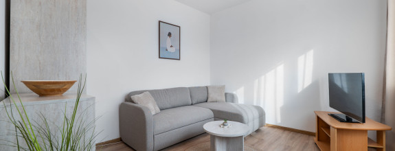 1zb.byt, rekonštr +zariadený, SNP/Nešporova, Západ-Terasa