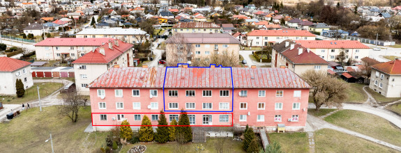 2 izb.tehlový byt, 59m2, ul. 1.Mája, Revúca