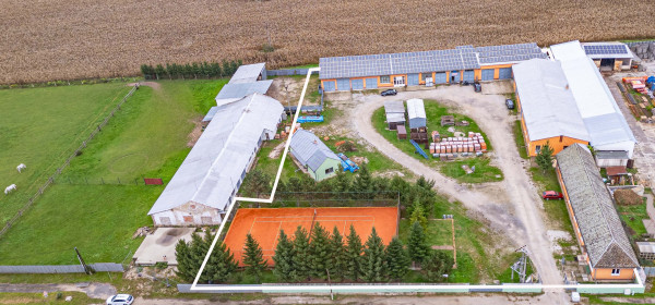 Admin.budovy + sklady, 65 ár.pozemok, k.ú. Mokrance/Moldava nad Bodvou