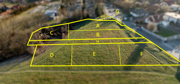 pre investorov:57árový pozemok na výstavbu RD, Košice Krásna