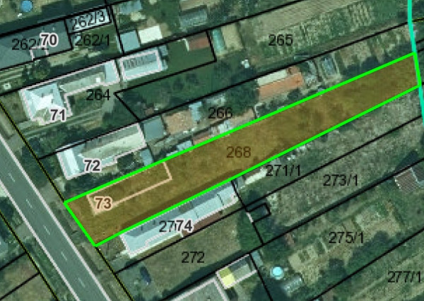 12.3 ár.pozemok na výstavbu RD, obec Palín, okres Michalovce