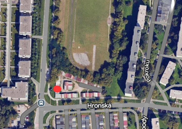 murovaná garáž, Hronská / Borovicový háj / Slobody, KE-Západ