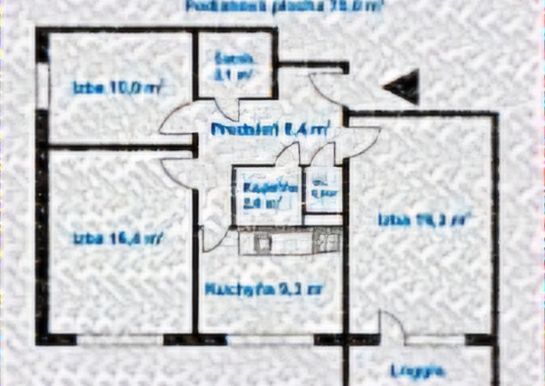 3-izb.byt s logiou, 70m2, 8.p/10, Orgovánová ul,Západ-Terasa