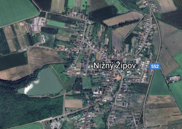 11 ár.pozemok na výstavbu RD, obec Nižný Žipov, Trebišov